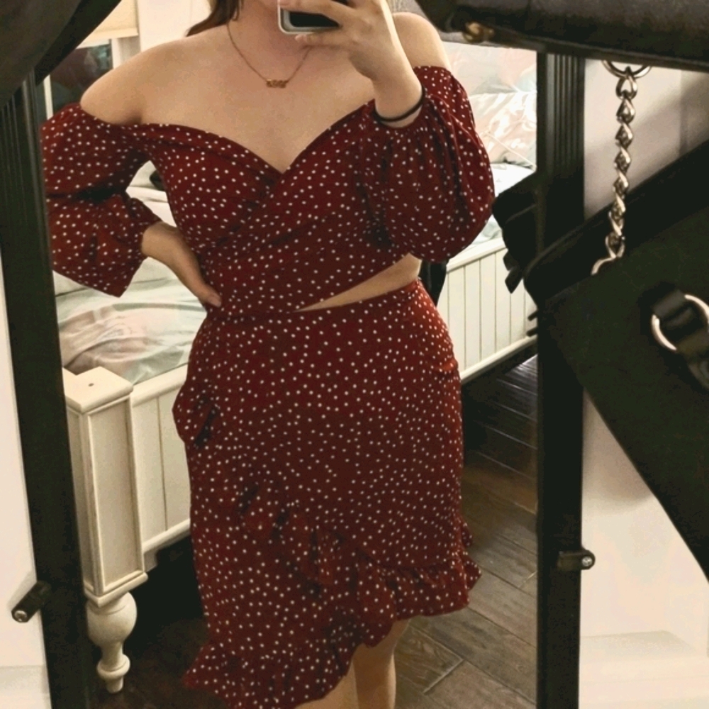 Polka Dot Two Piece Set